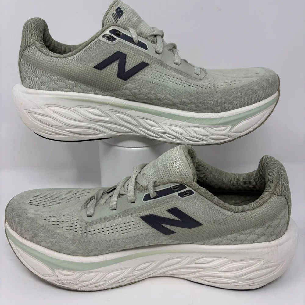 New Balance Fresh Foam X 1080v14 Womens Size 9.5 Green Running Shoes (W1080M14)